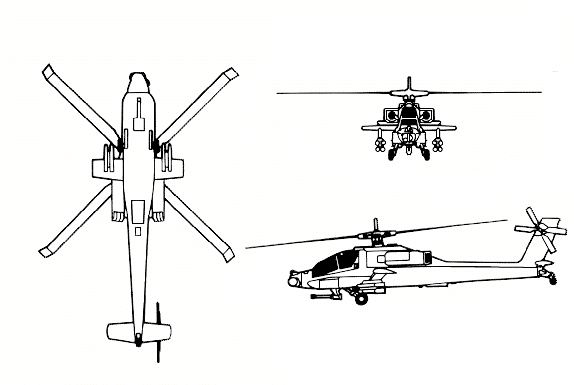 McDONNELL DOUGLAS AH-64 APACHE von https://airdefense.bliss.army.mil