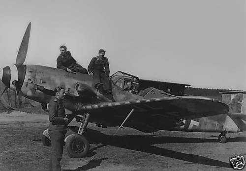 Bf 109 G-10 W.Nr. 61x xxx, II./JG 3, Garz, February 1945, Bild von  Marc-André Haldimann, CC BY-NC-SA 2.0