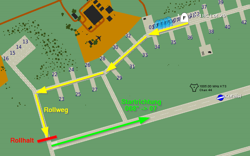 Rollweg Kutaisi, Bild von kaltokri, Gemeinfrei