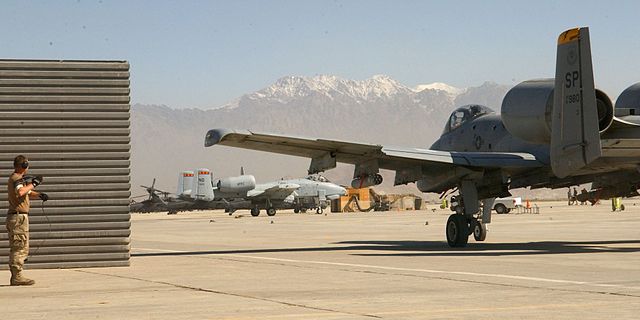 A-10 Thunderbolt II at Bagram Air Base, Public Domain