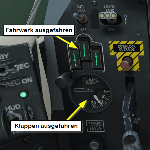 Klappen und Fahrwerk, Bild von kaltokri, Gemeinfrei