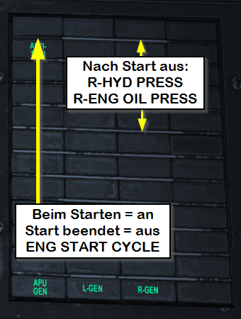 RIGHT ENGINE WARN, Bild von kaltokri, Gemeinfrei