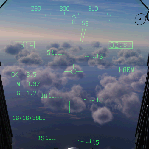 Selected target HUD, image from kaltokri, in public domain